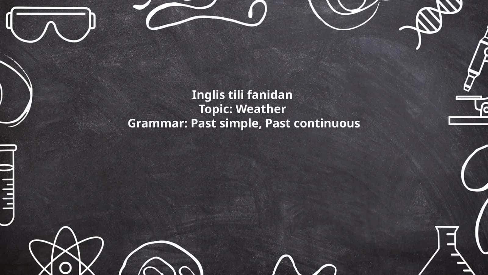 Inglis tili fanidan