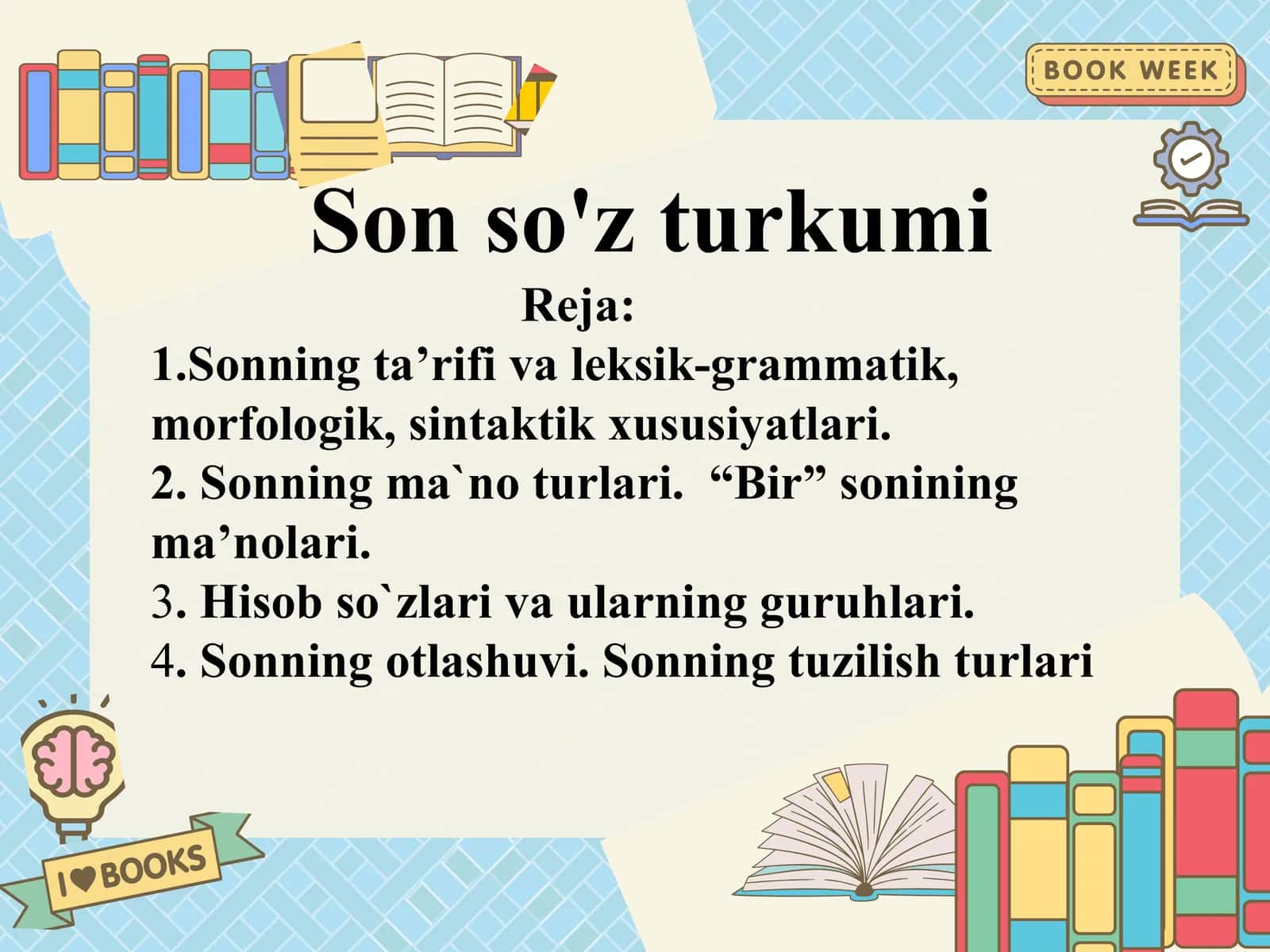 Son so'z turkumi
