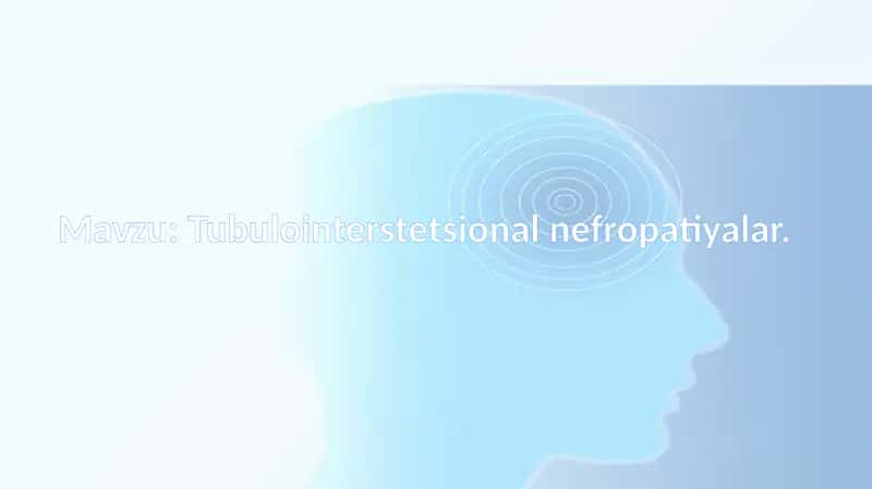 Tubulointerstetsionalnefropatiyalar