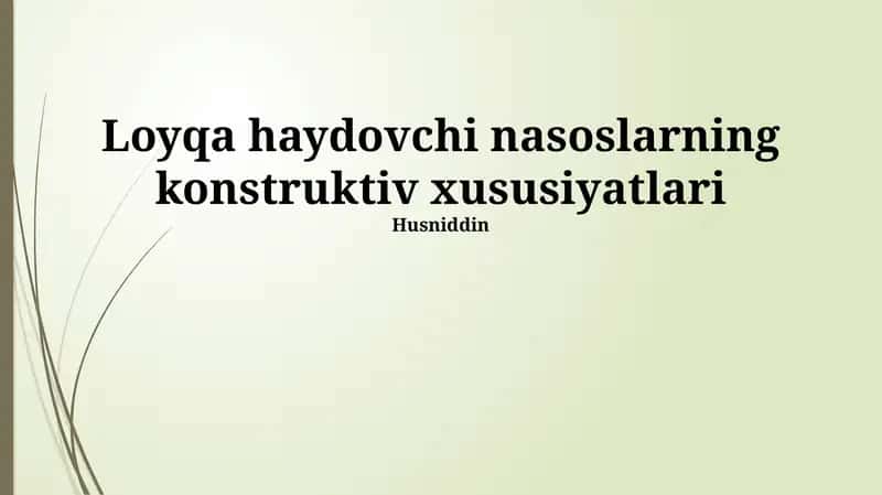 Lobe Nasoslar