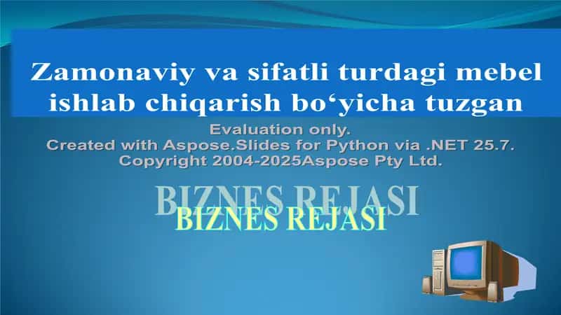Zamonaviy va sifatli turdagi mebel ishlab chiqarish