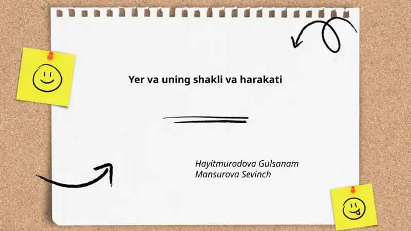 Yer va uning shakli va harakati