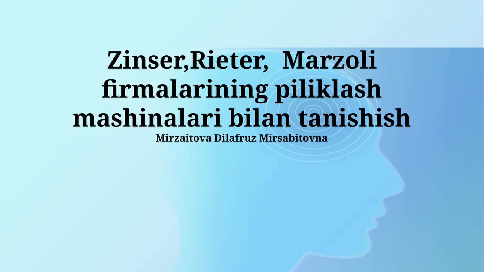 Marzoli компаниясининг тараш машиналари