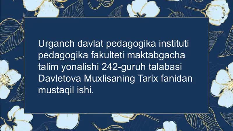 O‘zbekistonning ijtimoiy sohasidagi o‘zgarishlar