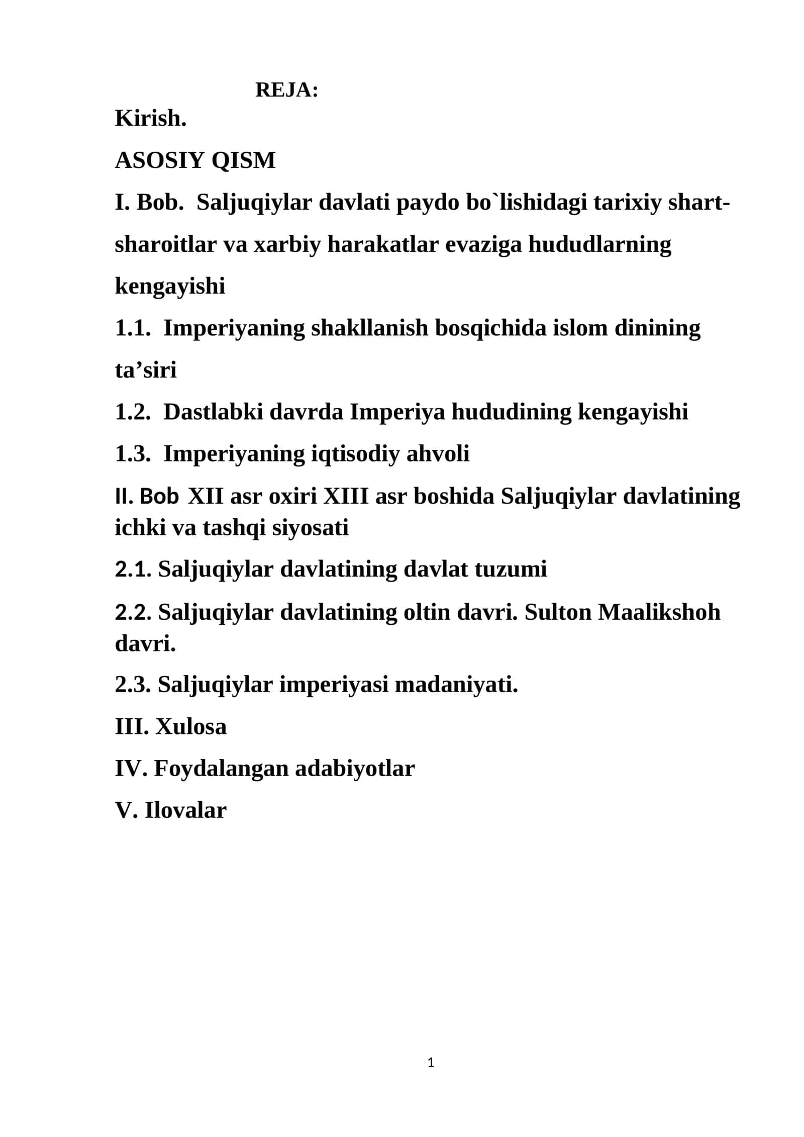 Saljuqiylar davlati tashkil topganida islom dinining ta'siri