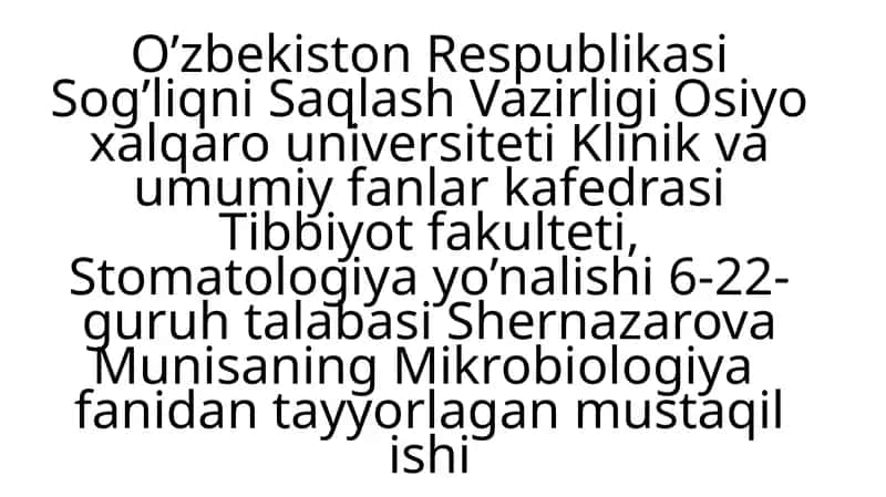 Patogen zamburug’lar laboratoriyadiagnostikasi