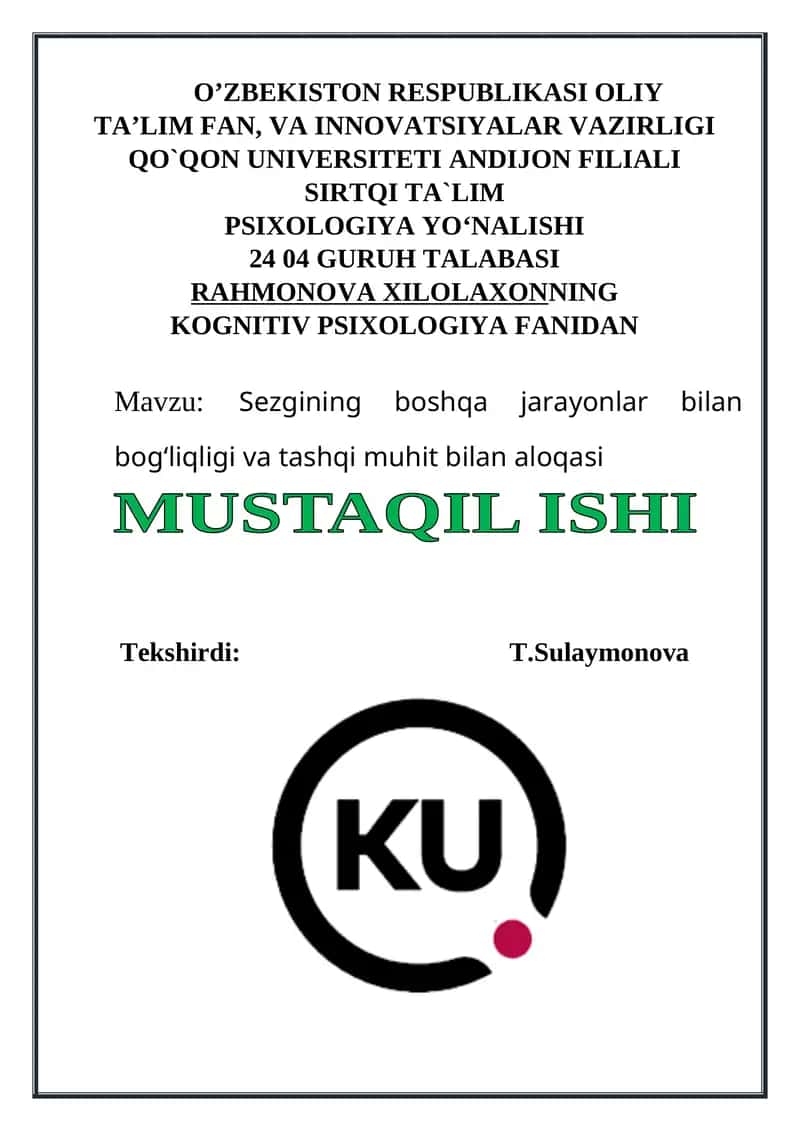 Sezgi jarayoni