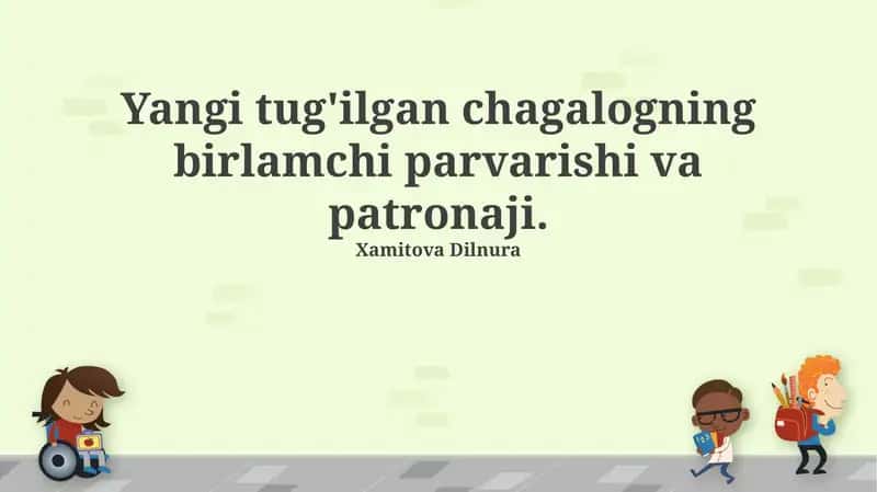 Yangi tug'ilgan chaqaloqlarning birlamchi tibbiy yordami