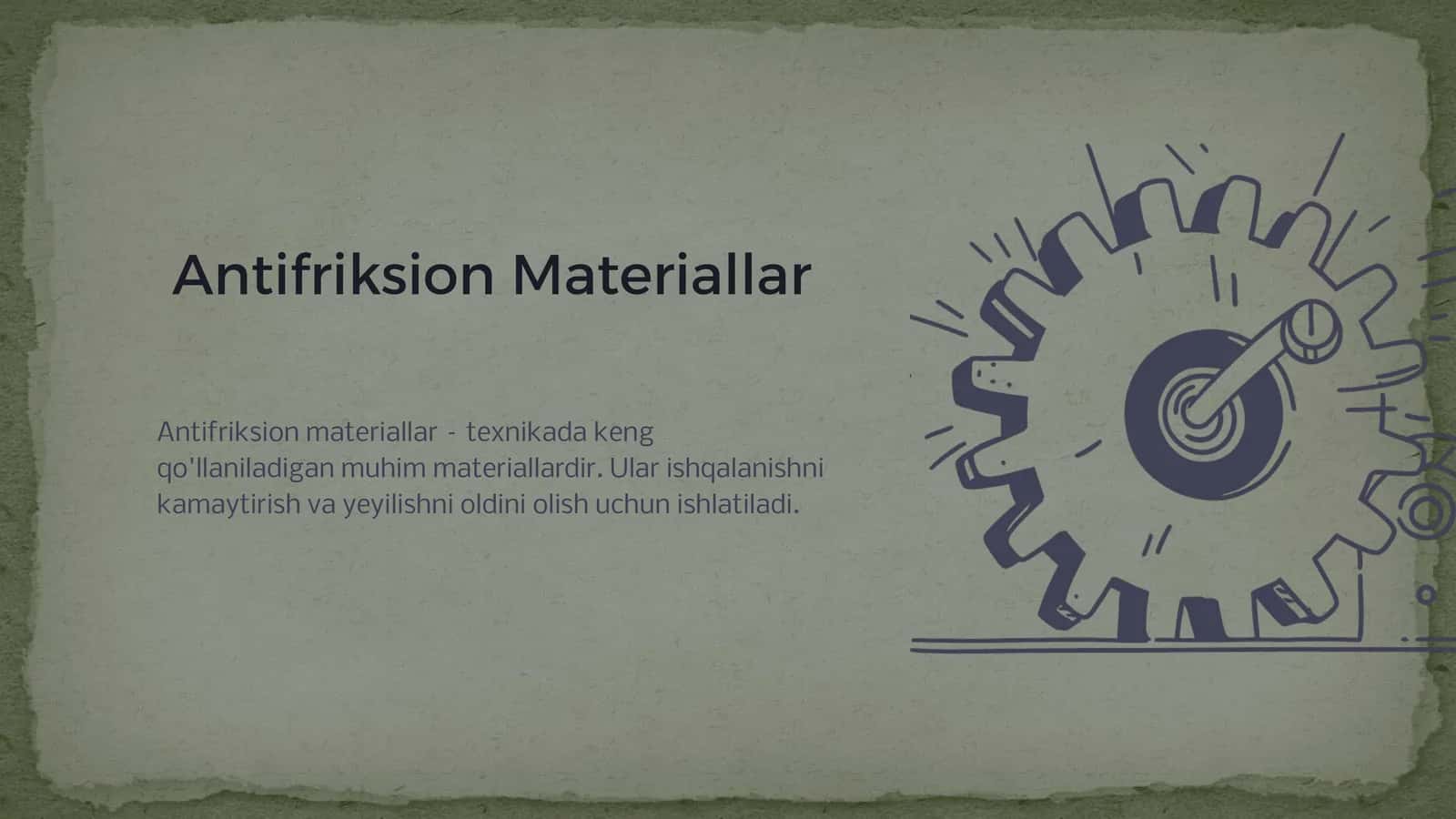 AntifriksionMateriallar