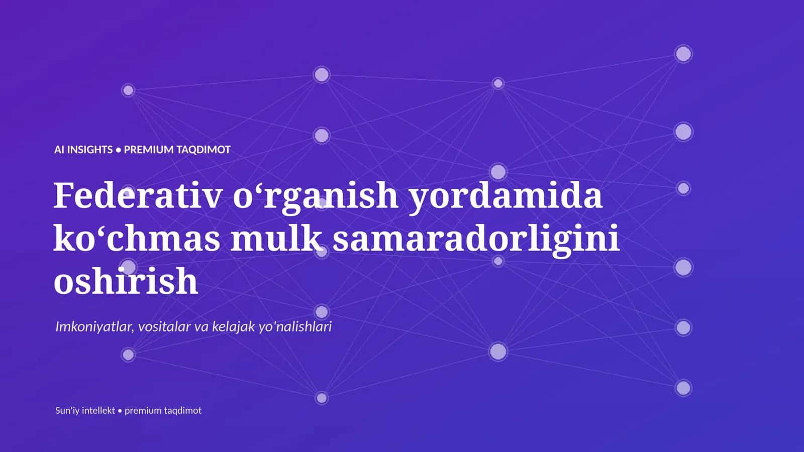 PREMIUM TAQDIMOT