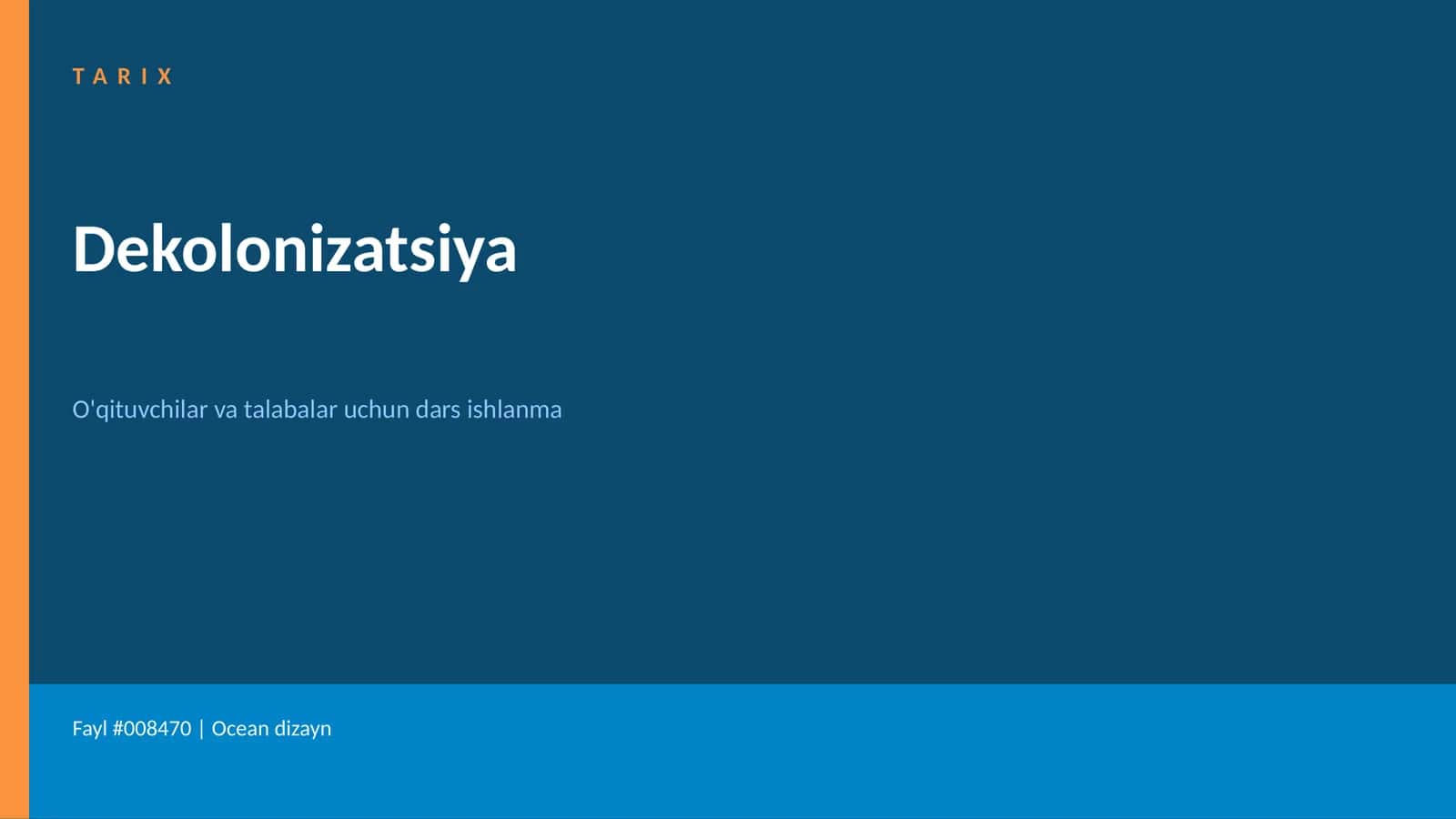 Dekolonizatsiya