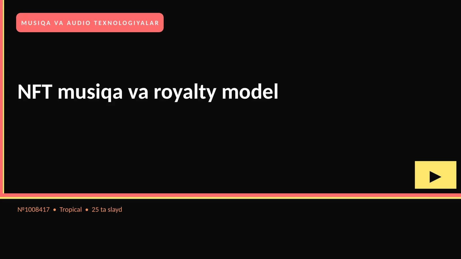 NFT musiqa va royalty model
