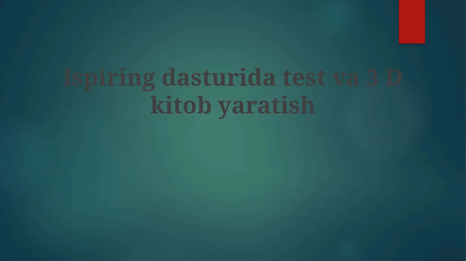 3D Kitob Yaratishning Sirlari