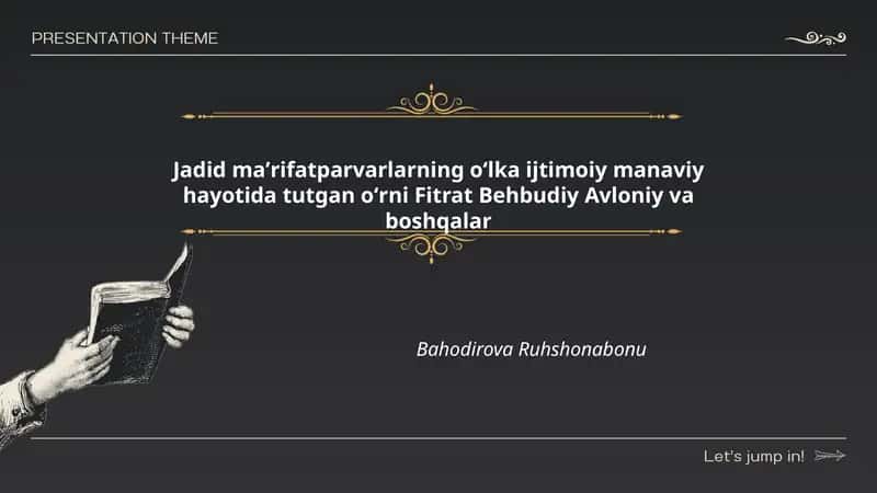Fitrat Behbudiy Avloniy va boshqalar