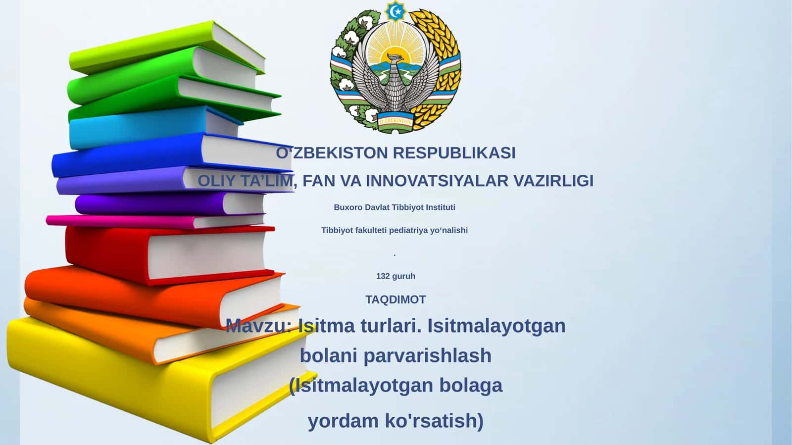 Isitma turlari. Isitmalayotgan bolani parvarishlash