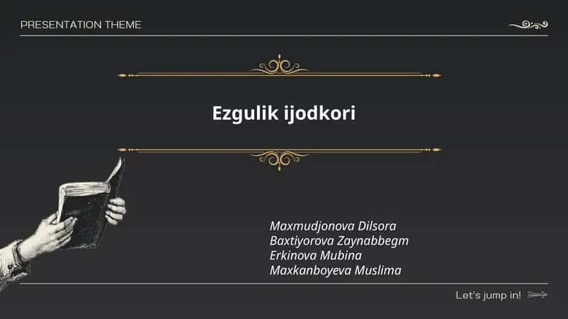 Ezgulik ijodkori