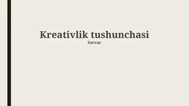 Ijodkorlik