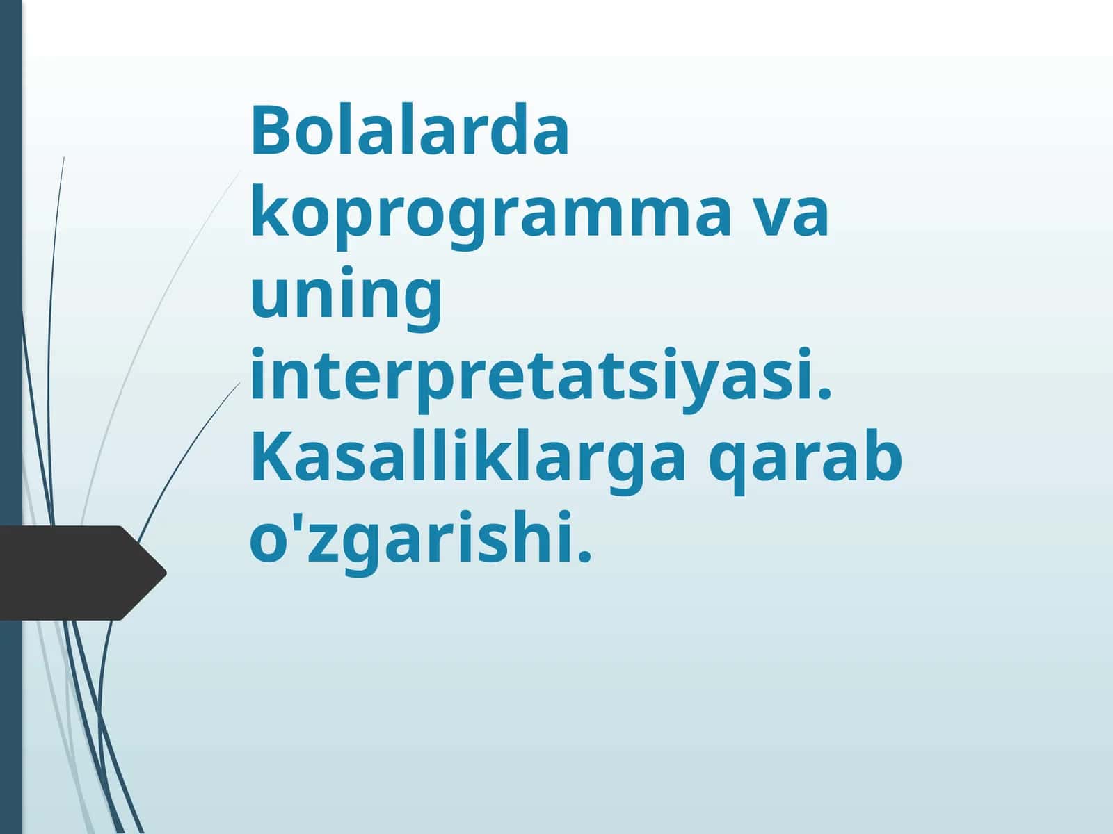 Bolalarda koprogramma va uning interpretatsiyasi