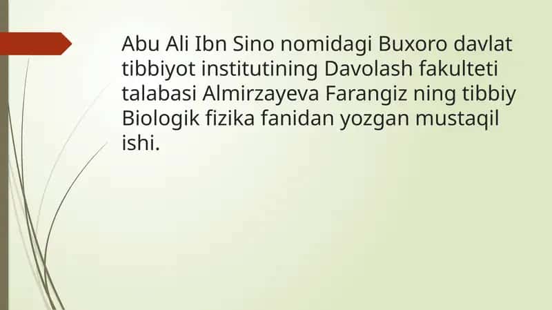 tajriba natijasida tahlil