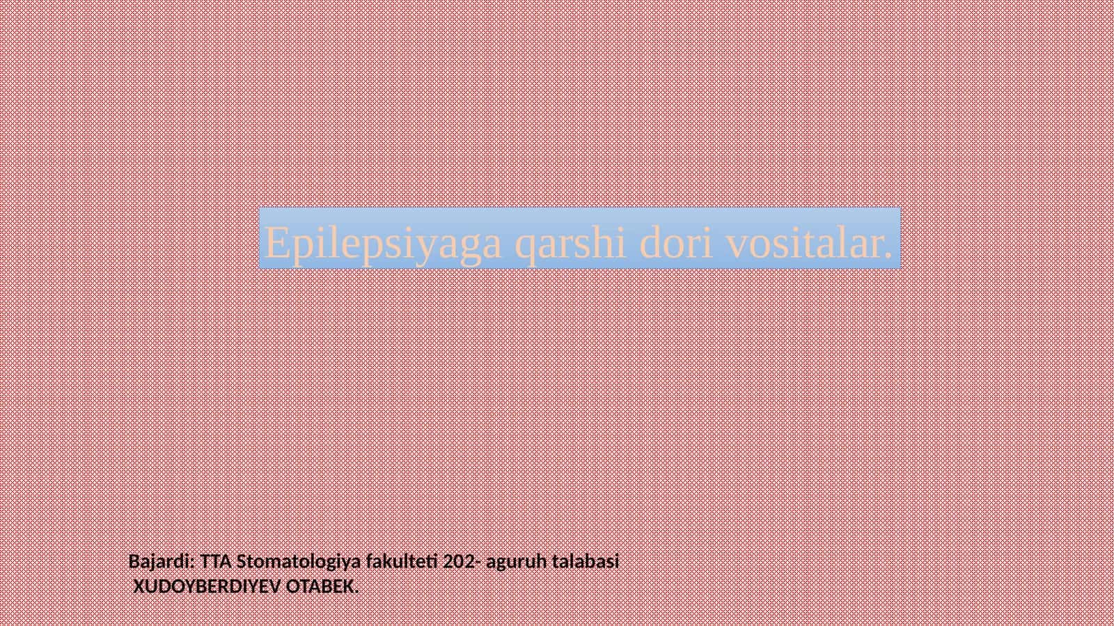 Narkotik opioid analgetiklar