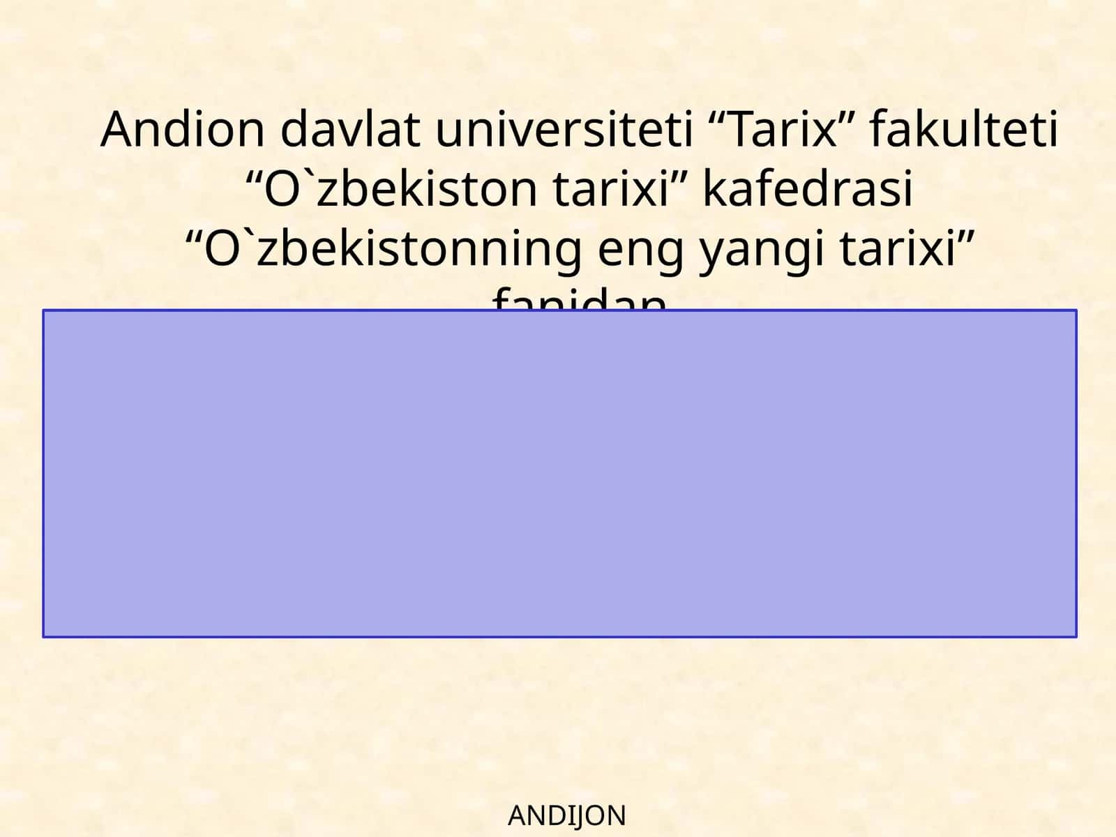 13-mavzu.Yangi O‘zbekistonda Prezident Sh.M.Mirziyoyevrahbarligi vatashabbusi ostida amalga oshirilayotganislohotlar