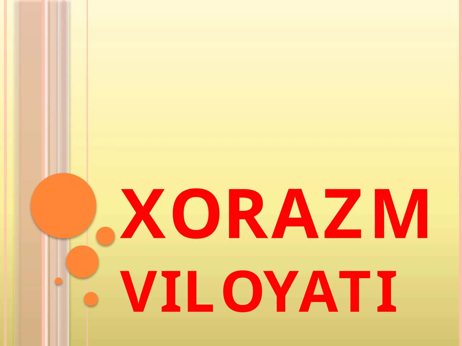 XORAZM TARIXI