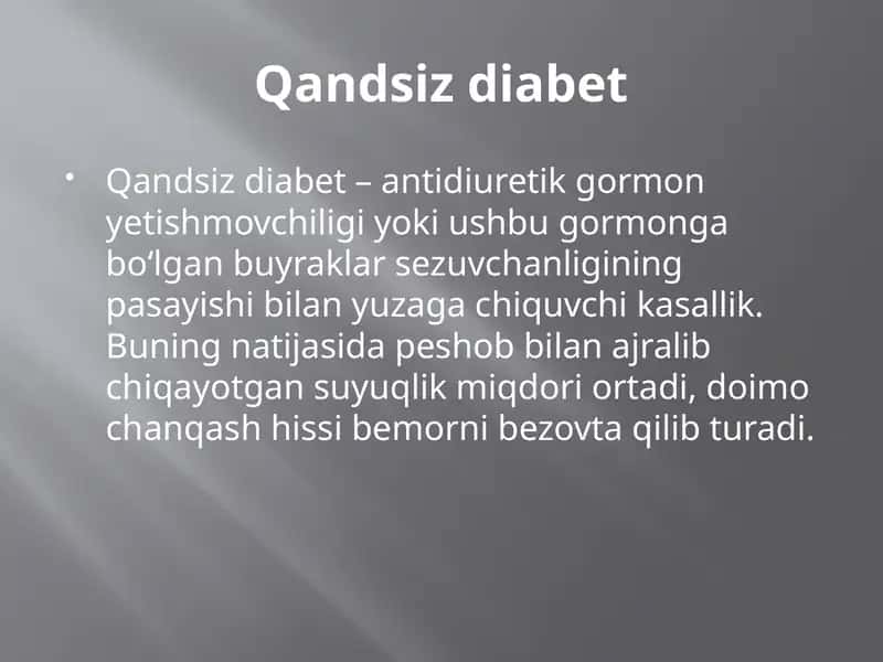 Qandsizdiabet
