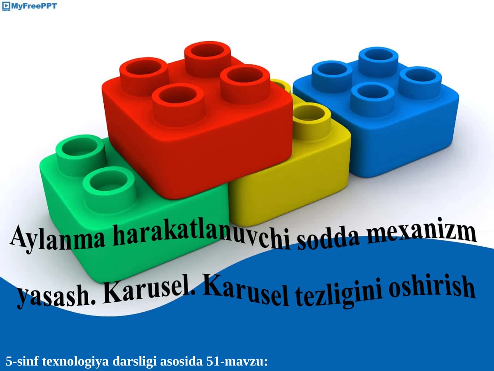 5-sinf texnologiya darsligi asosida 51-mavzu: 1-amaliy mashg‘ulot.Aylanma harakatlanuvchi sodda karusel yasash