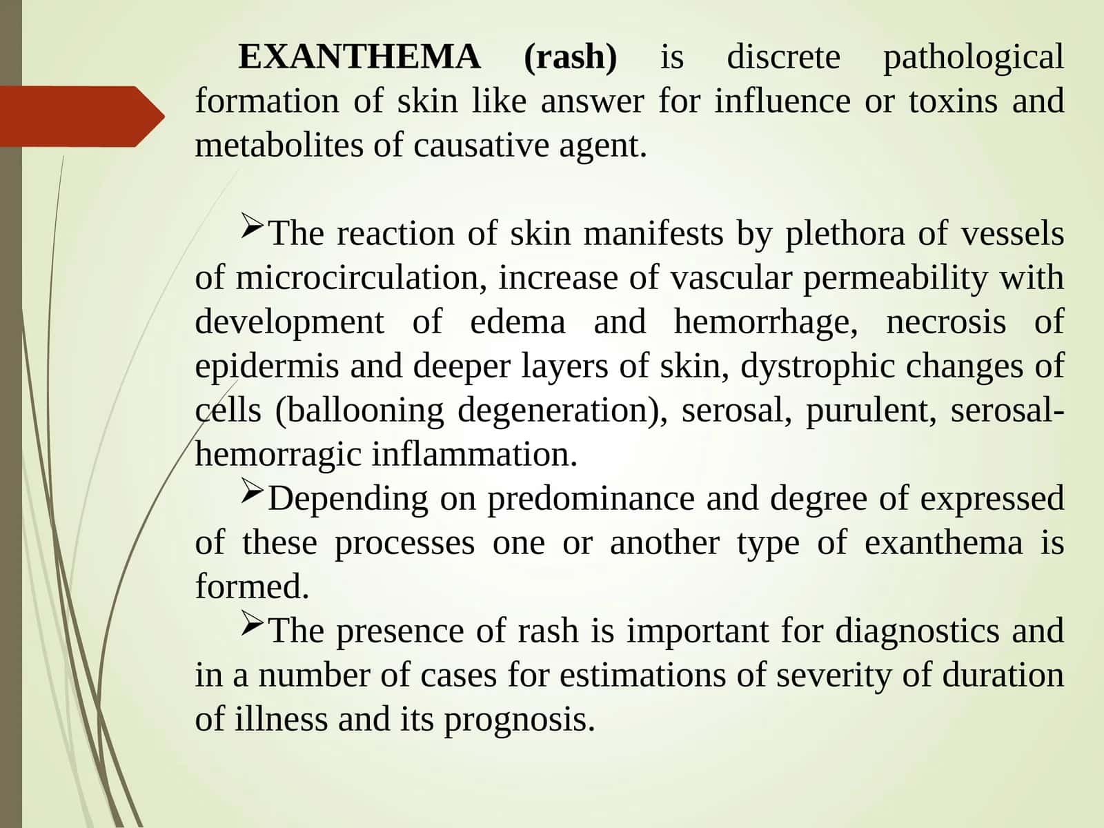 EXANTHEMA (rash)