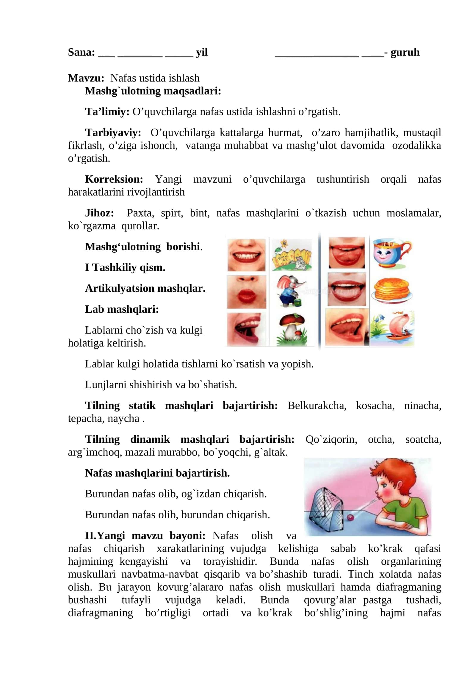 Nafas ustida ishlash