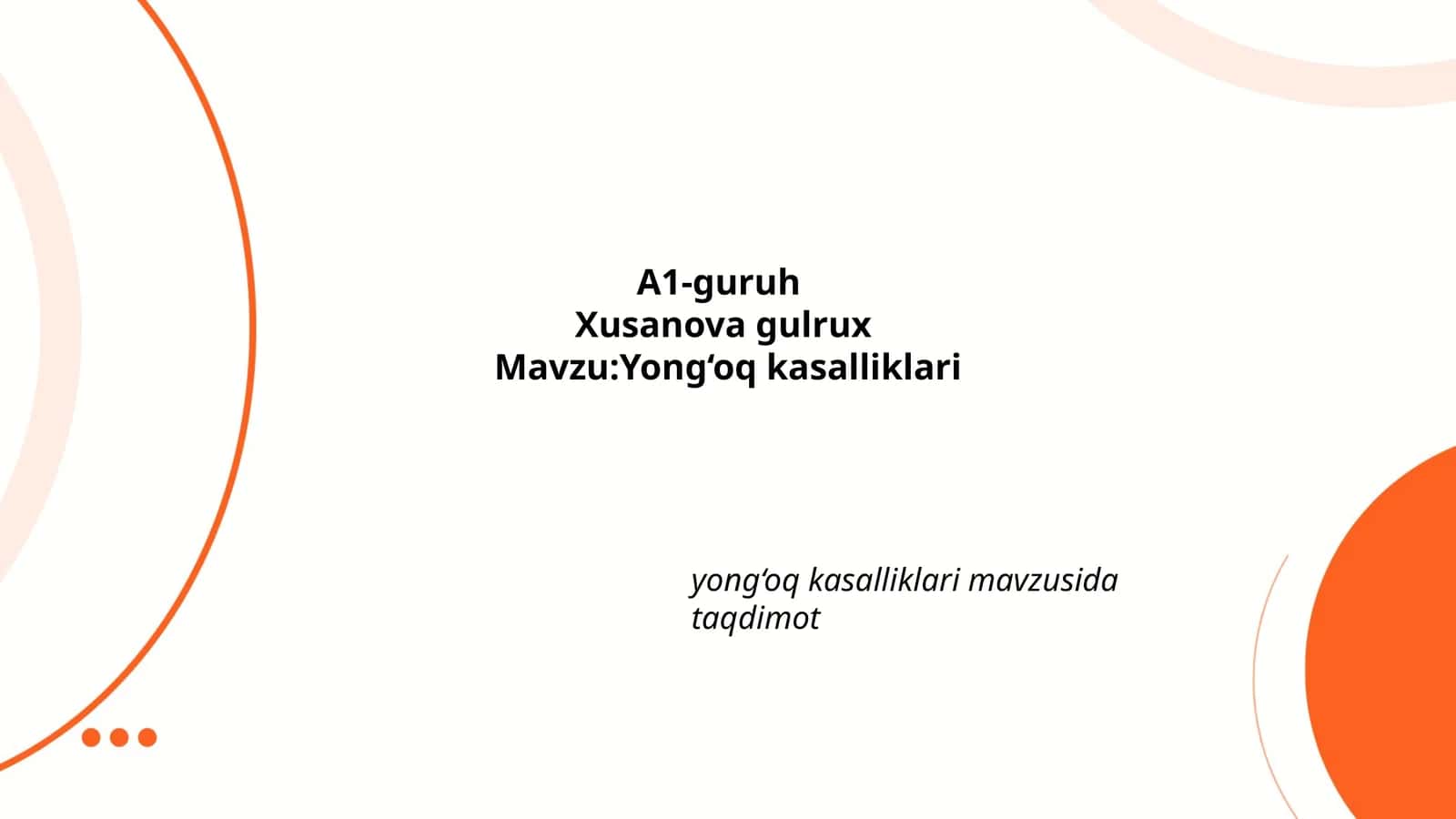Yong‘oq kasalliklari