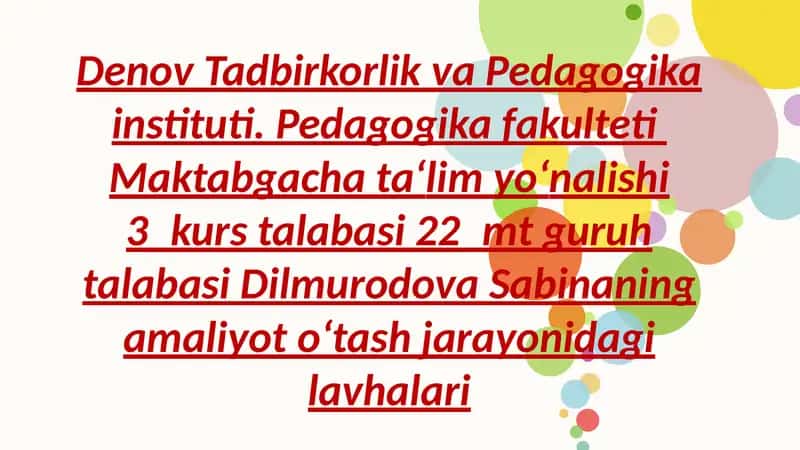 Denov Tadbirkorlik va Pedagogika Instituti