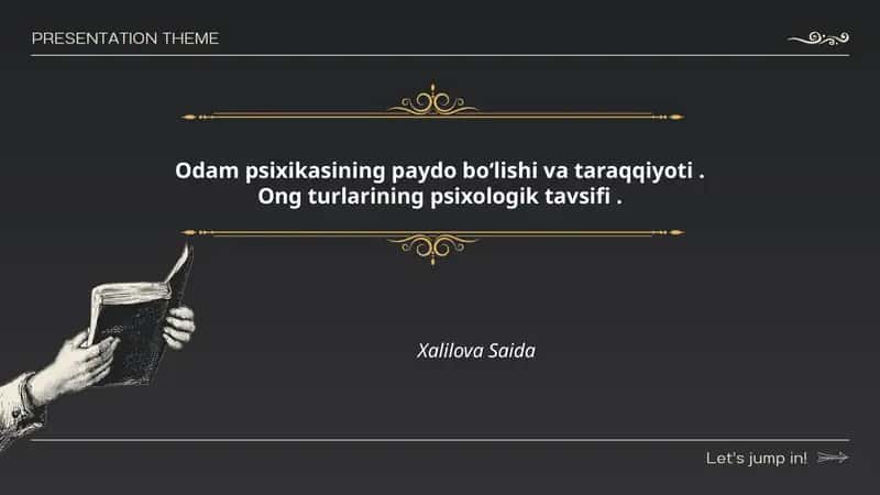 Odam psixikasi