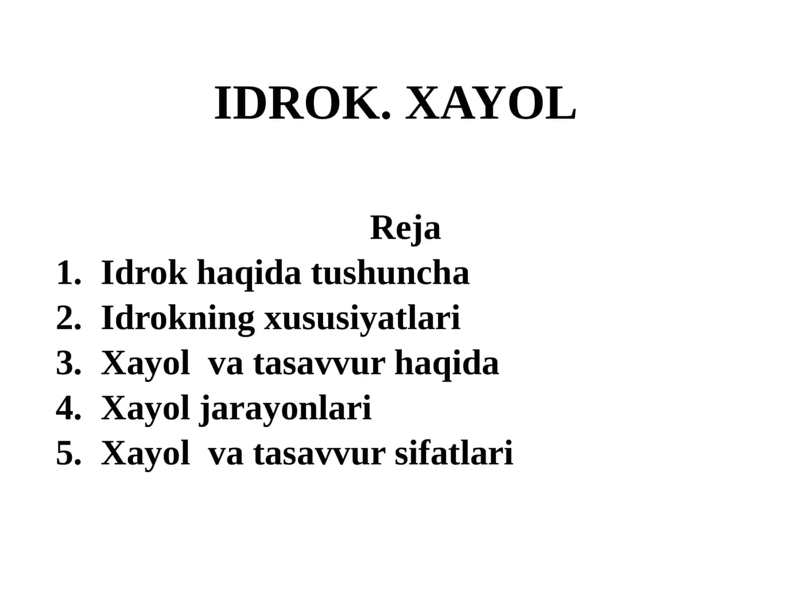 IDROK. XAYOL