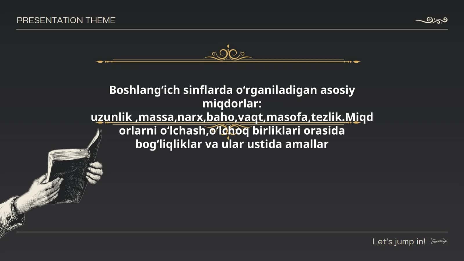 Asosiy miqdorlar