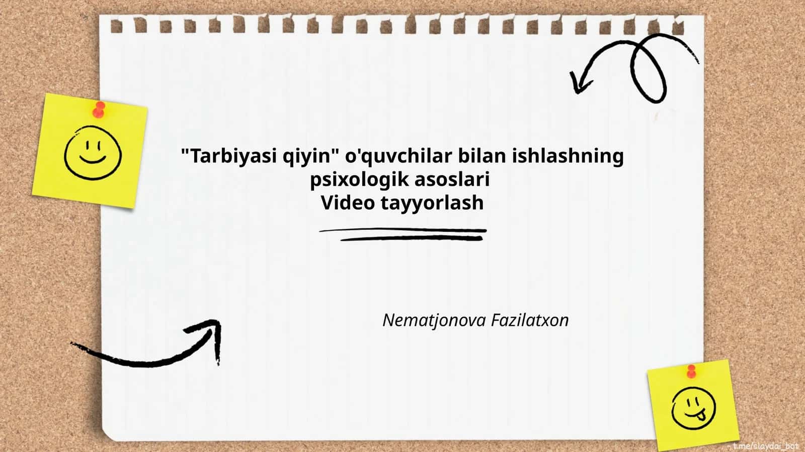 "Tarbiyasi qiyin" o'quvchilar bilan ishlashning psixologik asoslari