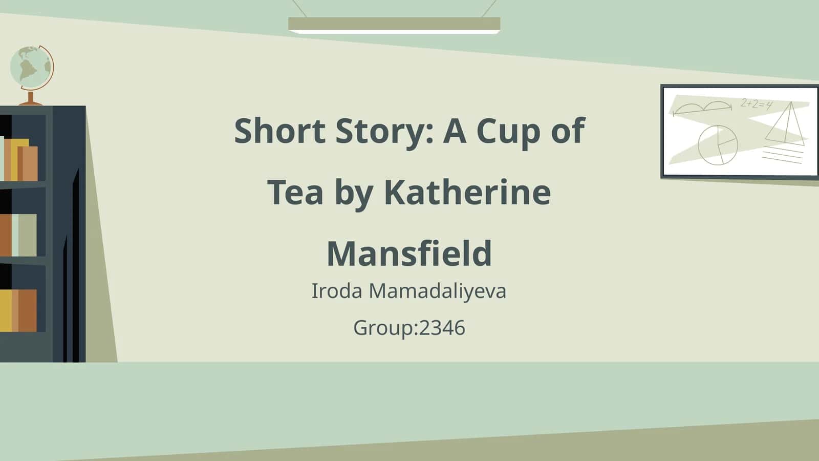 Short Story: A Cup of Tea by Katherine Mansfield