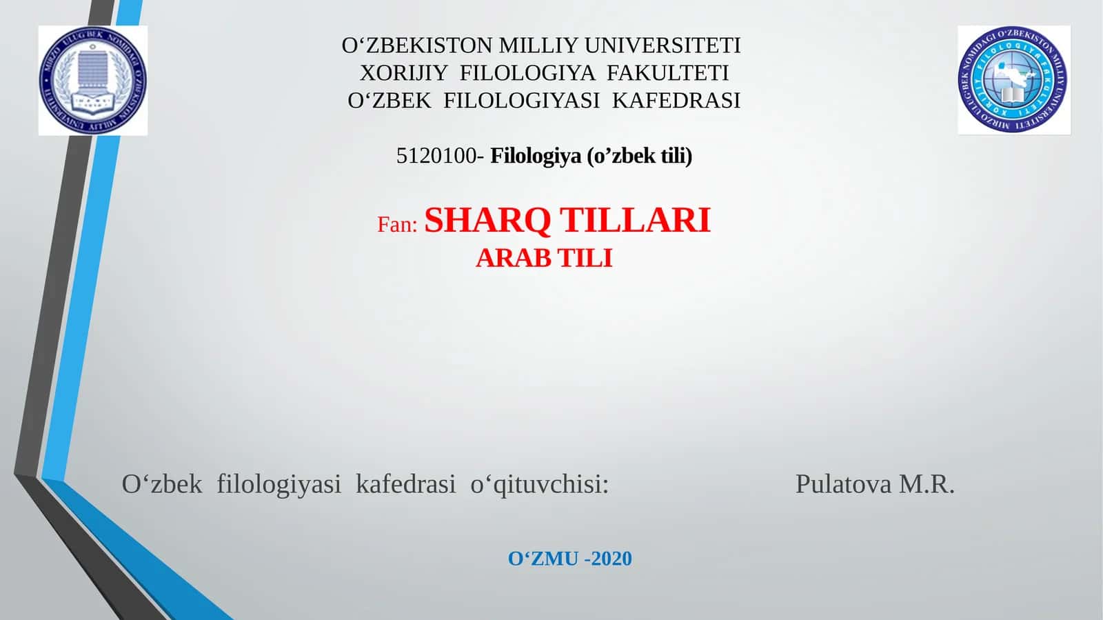 Отларда сонкатегорияси. Отларнинг иккилик сонларда тусланиши