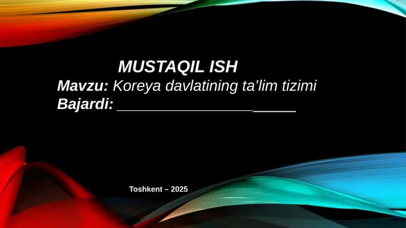 Koreya ta’lim tizimining O‘zbekiston ta’lim tizimidan farqlari