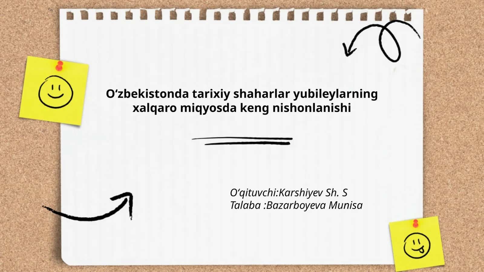 Oʻzbekistonda tarixiy shaharlar yubileylarning xalqaro miqyosda keng nishonlanishi