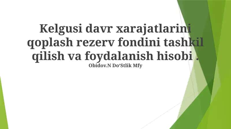 Zaxira Fondi
