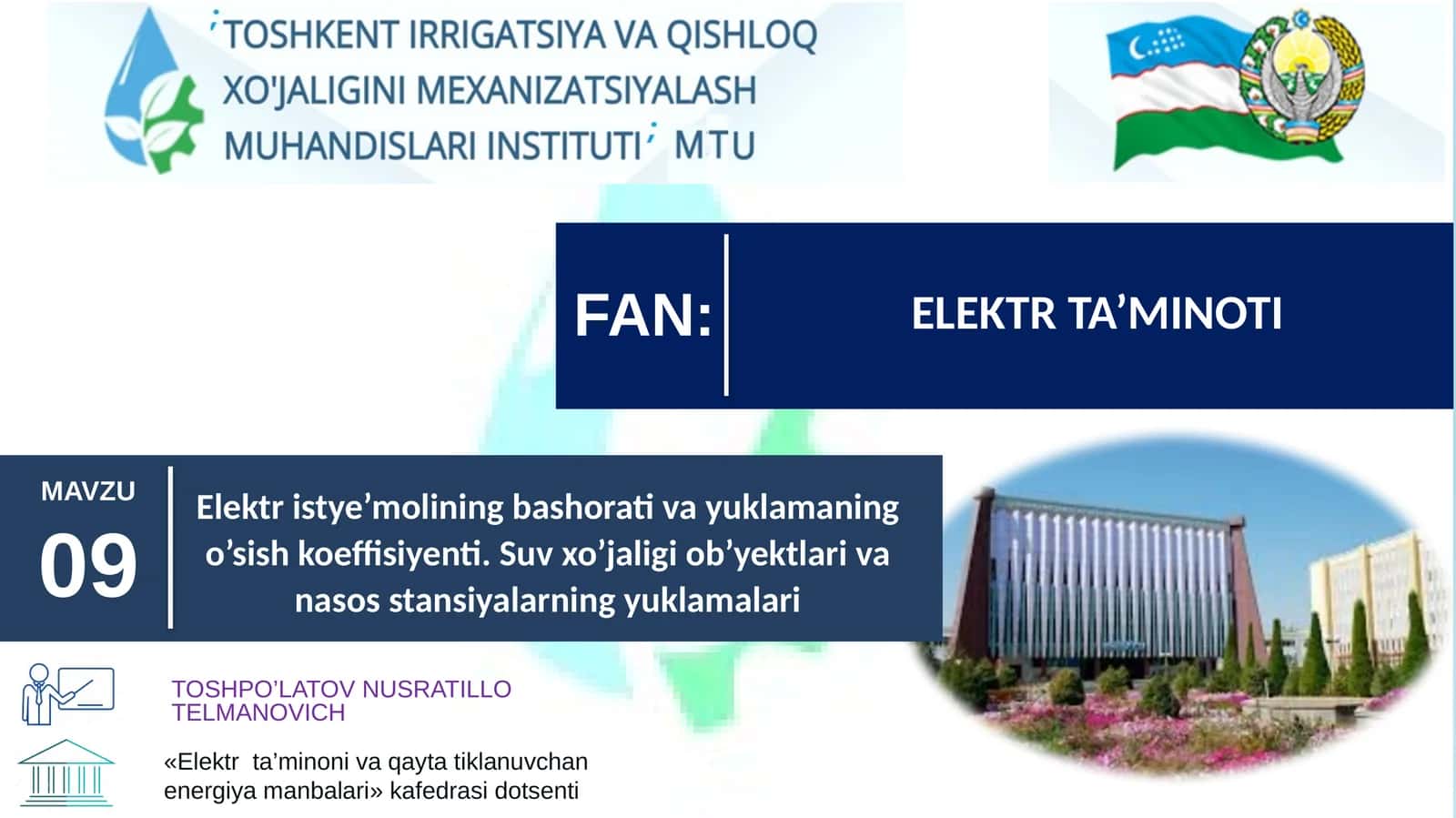 ELEKTRTA’MINONIVAQAYTATIKLANUVCHANENERGIYAMANBALARI