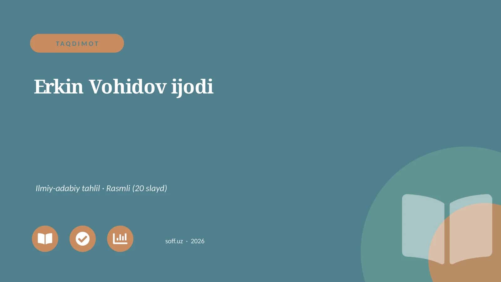 Erkin Vohidov ijodi