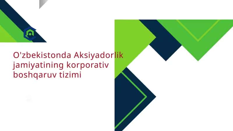 Aksiyadorlik jamiyatining korporativ boshqaruvtizimi