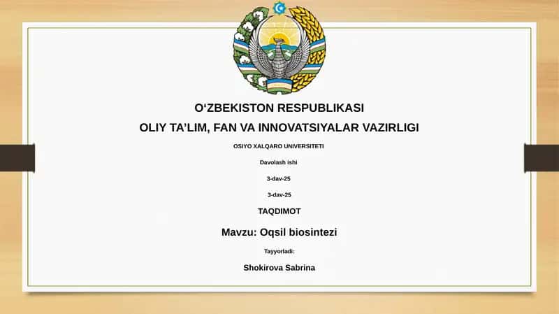 Oqsil biosintezi