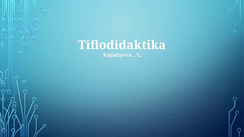 Ko'rlar pedagogikasi