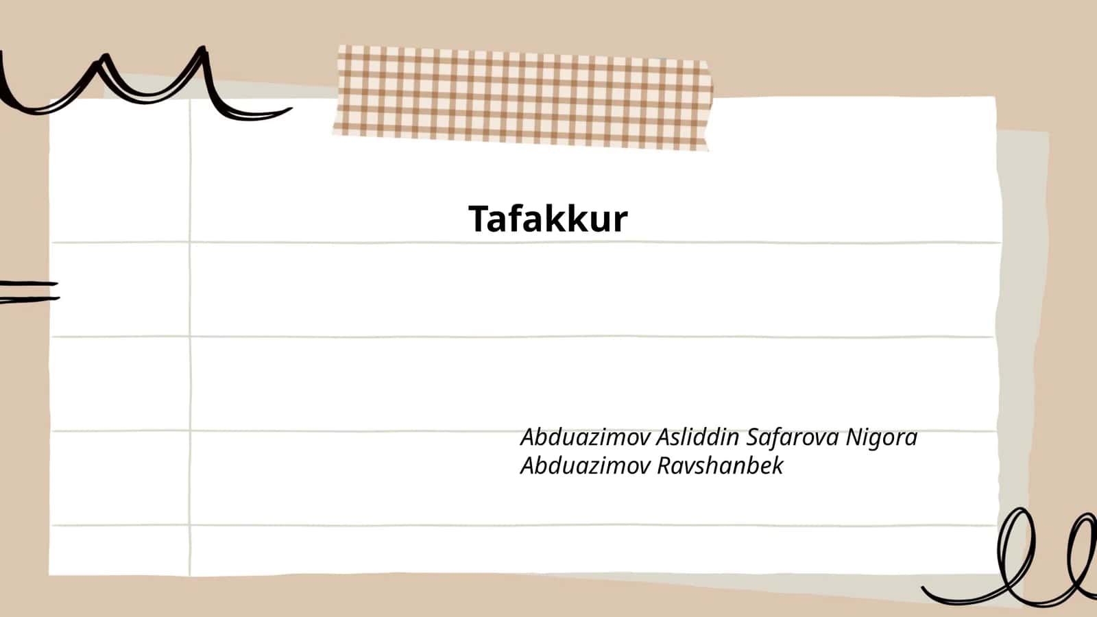 Tafakkur