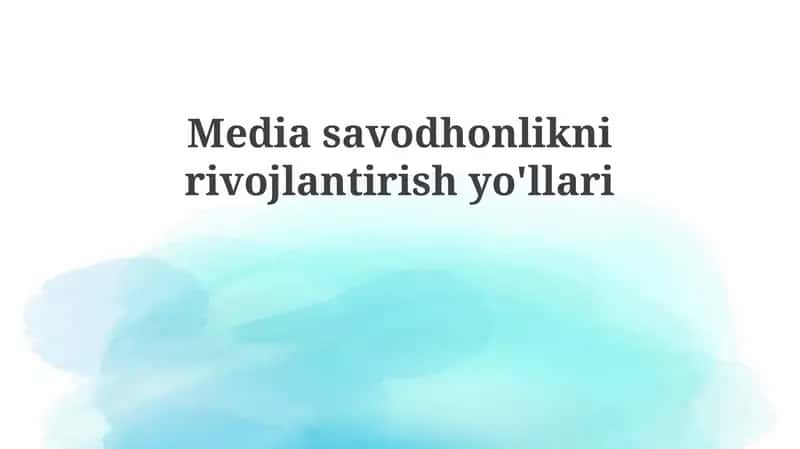 Medial Savodxonlik