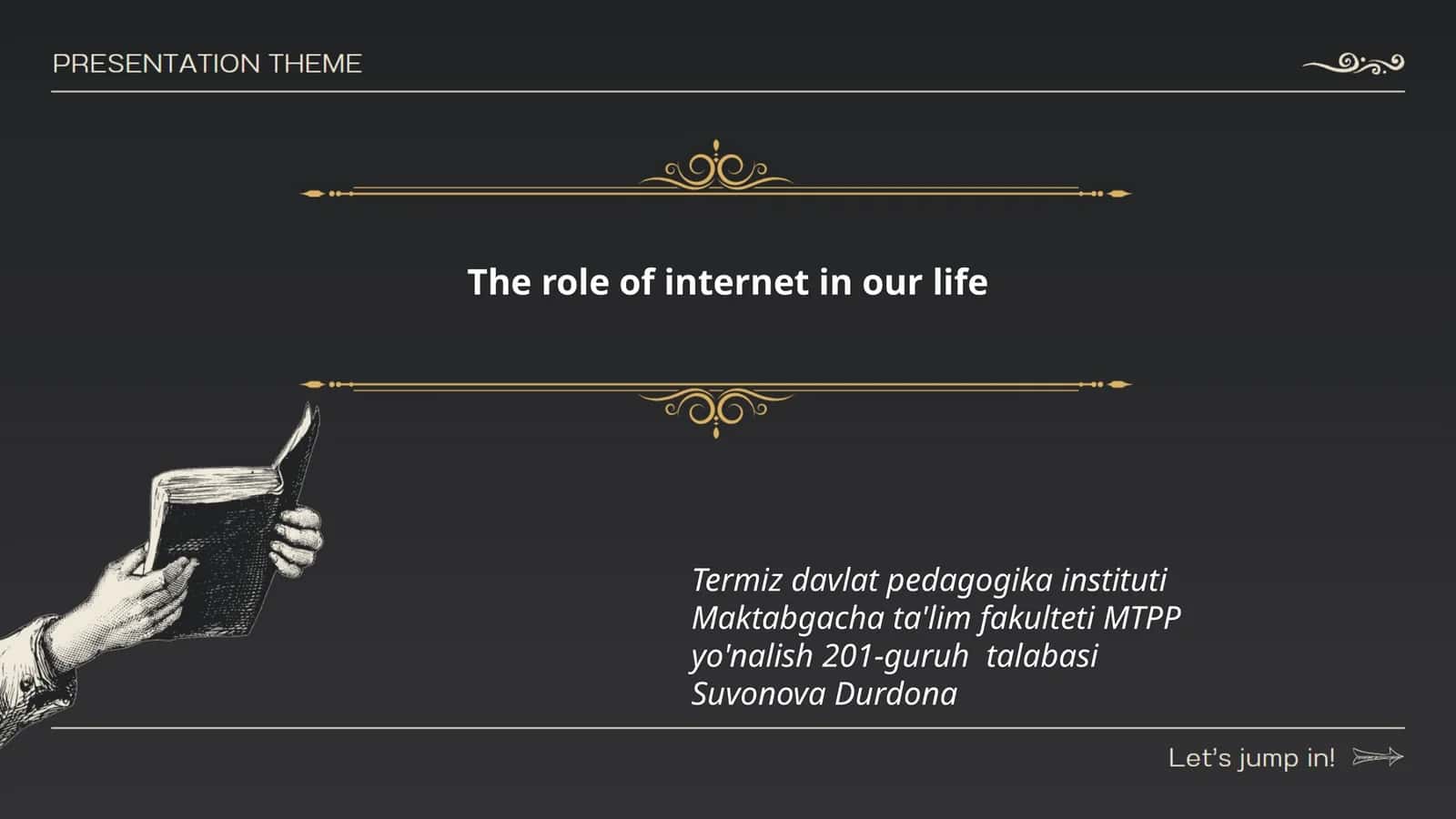 Интернетнинг таълимдаги аҳамияти