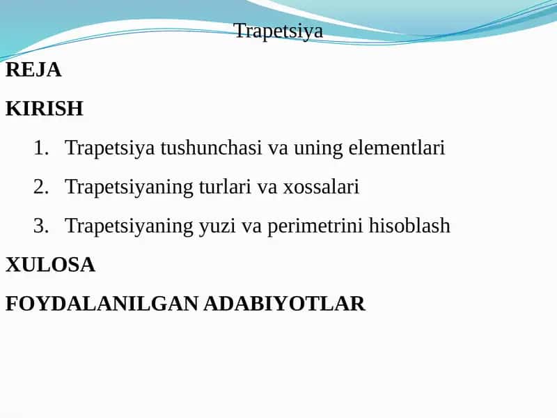 Trapetsiya